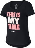 Футболка Nike G NSW TEE THIS IS MY TIME 923645-010 р.L черный