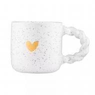 Чашка Ardesto My heart 300 мл світло-сіра (AR3082G)