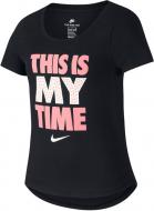 Футболка Nike G NSW TEE THIS IS MY TIME 923645-010 р.M черный