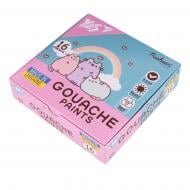 Фарби гуашеві шкільні Pusheen 16 кольорів 20 мл 230403 Класика YES