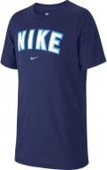 Футболка Nike B NSW TEE NIKE BLOCK AH9483-478 р.S синій