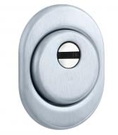 Броненакладка DISEC SFERIK BD+ DIN OVAL 25 мм хром матовый
