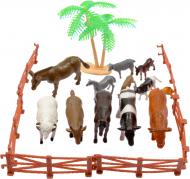 Игровой набор Lindo Н 754 Домашние животные 14 предметов 4890210007540