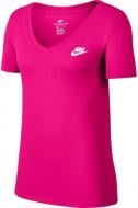 Футболка Nike W NSW TEE VNECK LBR 918619-674 р.M красный