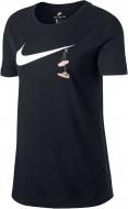 Футболка Nike W NSW TEE SWSH SHOES EMBRD 923334-010 р.M черный Футболка Nike W NSW TEE SWSH SHOES EMBRD 923334-010 р.M черный