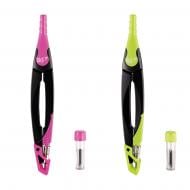 Циркуль із захистом голки та запасними грифелями (220097) YES