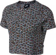 Футболка Nike W NSW TOP SS CROP JDI AQ0249-010 р.S черный