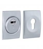 Броненакладка DISEC SFERIK BD+ DIN RECTANGL 25 мм (комплект) хром матовый