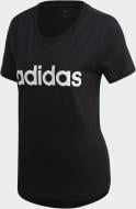 Футболка Adidas W E LIN SLIM T DP2361 р.XS черный