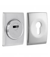 Броненакладка DISEC SFERIK BD+ DIN RECTANGL 25 мм (комплект) хром полированный