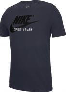 Футболка Nike M NSW TEE FUTURA SW 928329-451 р.S синий