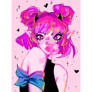 Картина по номерам Анимель неоновые краски 30х40 см Santi