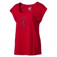 Футболка Puma Ferrari Big Shield Tee 57351702 р.L красный