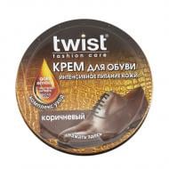 Крем Twist Fashion для взуття в банці 50 мл коричневий