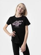 Футболка 4F TSHIRT F1007 4FJSS23TTSHF1007-20S р.134 черный