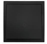 Кнопка дзвінка одноклавішний HausMark Juna чорний 7041-4288-103QC