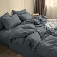 Комплект постільної білизни 17-4405 Monument сімейний темно-сірий Zastelli Комплект постільної білизни 17-4405 Monument сімейний темно-сірий Zastelli