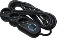 УЦЕНКА! Удлинитель HausMark с заземлением 3 гн. черный 3 м VE2S3SBBL-3 m (УЦ №3743)