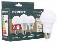 Лампа светодиодная Expert LED Комплект 2 шт. +1 шт. в подарок 12,5 Вт A60 матовая E27 175 В 4000 К ELM-A60-12,5W-E27-40