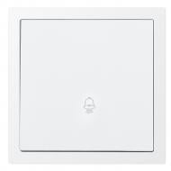 Кнопка звонка одноклавишный HausMark Juna белый 7041-0288-103QC