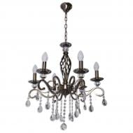 Люстра потолочная Hopfen Mainz 6x60 Вт E14 античная бронза