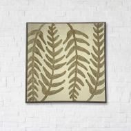 Постер Ритм листьев 60x60 см Brushme