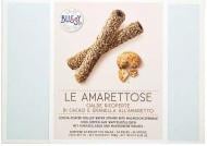 Трубочки Bussy Ле Амареттозе вафельные с какао и посыпкой из печенья макарон 180 г