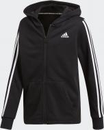 Джемпер Adidas YB MH 3S FZ DV0819 р. 146 черный