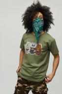 Футболка YAPPI Air Print MOL10028 р.L хаки