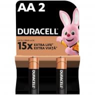 Батарейки лужні Duracell LR06 MN1500 AA (пальчикові) 2 шт.