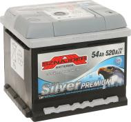 Акумулятор автомобільний SZNAJDER Silver Premium 6СТ- 54Aз 54Ah 520A 12V «+» праворуч