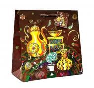 Пакет подарунковий «Квартет до кави» 22,5x22,5x15 см Гулівер Країна Пакет подарунковий «Квартет до кави» 22,5x22,5x15 см Гулівер Країна