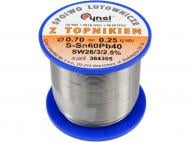 Припой Vorel Ø 0,7 мм 250 г 76807