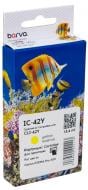 Картридж струйный Barva Canon CLI-42Y (6387B001) 900 лист. (IC-42Y) желтый