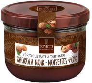 Паста Bovetti з темного шоколаду з фундуком без доданого цукру 200 г