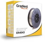 Проволока сварочная алюминиевая Gradient ER4043 AlSi5 1 мм 2 кг