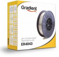 Дріт зварювальний алюмінієвий Gradient ER4043 AlSi5 1,2 мм 2 кг