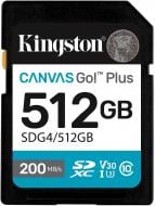 Карта памяти Kingston SDXC 512 ГБ Class 10 (SDG4/512GB )