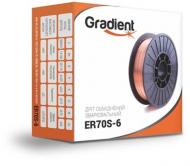 Проволока сварочная омедненная Gradient ER70S-6 GWC0801 0,8 мм 1 кг