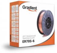 Проволока сварочная омедненная Gradient ER70S-6 1,2 мм 5 кг