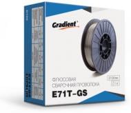 Проволока сварочная флюсовая Gradient E71T-GS 0,8 мм 5 кг