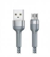 Кабель Remax Jany Series USB to Micro-USB 1 м grey (RC-124m)