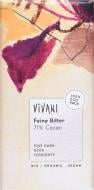Черный шоколад Vivani органический 71% 100 г