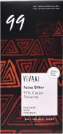 Черный шоколад Vivani органический 99% какао 80 г