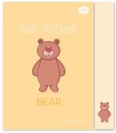 Блокнот "Artbook" bear, A5, Profiplan