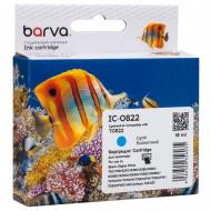 Картридж струменевий Barva Epson T0812/T0822 XL (C13T11124A10/C13T11224A10) 900 арк. (IC-0822) блакитний