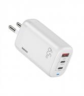 Зарядное устройство Remax Ligil Series 3xUSB 65W 3А White (RP-U55)