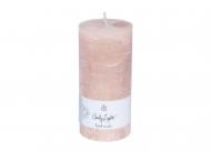 Свеча цилиндр розово-коричневый С07*15/1-7.1 Candy Light