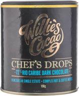 Черный шоколад Willie's Cacao капли 72% Rio Caribe в коробке 150 г