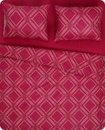 Комплект постельного белья Геометрия 2 красный La Nuit